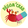 Logo of the association Dégom'crab